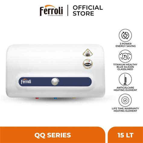 Jual WATER HEATER LISTRIK FERROLI 15 LITER QQ SERIES PEMANAS AIR