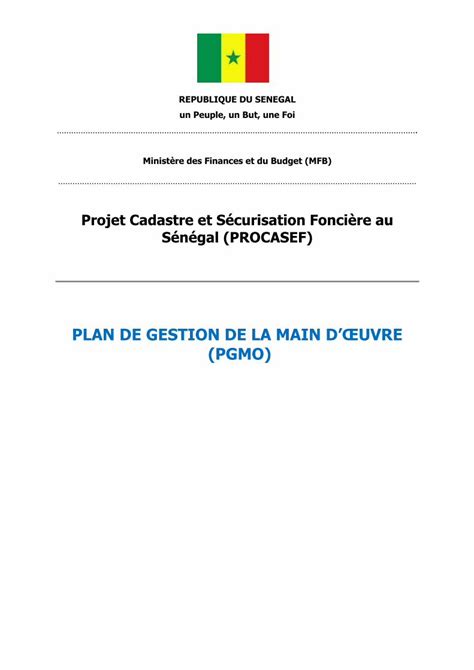 Pdf Plan De Gestion De La Main Duvre Pgmo Gouv Dokumen Tips