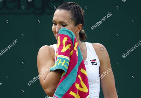 Dejected Jelena Jankovic After Losing Marina Editorial Stock Photo