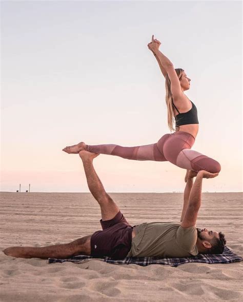 Couples Yoga Acroyoga Couples Fitness Partner Yoga Fit Couple Yoga Poses Yoga Life