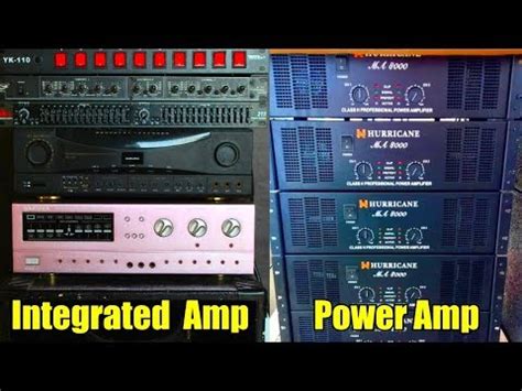 Difference Between Integrated Amplifers Power Amplifiers Easy