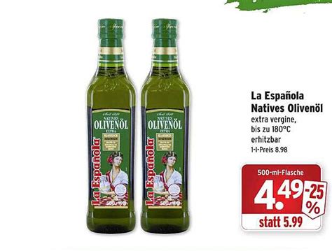 La Española Natives Olivenöl Angebot bei Wasgau