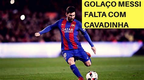 Golaço de falta Messi YouTube