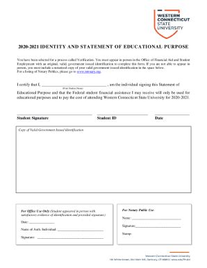 Fillable Online Fill Io Identity And Statement Offillable