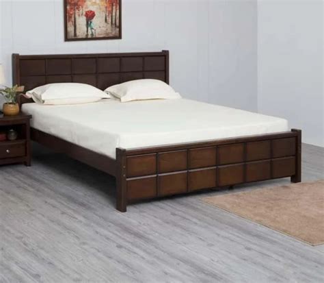 Queen Size Teak Wooden Cot Bed Without Storage At Rs In Chennai