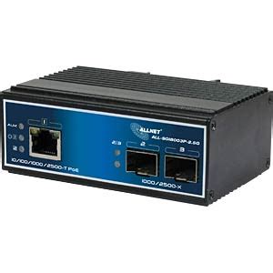 ALLNET ALLSGI800 Switch 3 Port 2 5 Gigabit Ethernet PoE SFP At