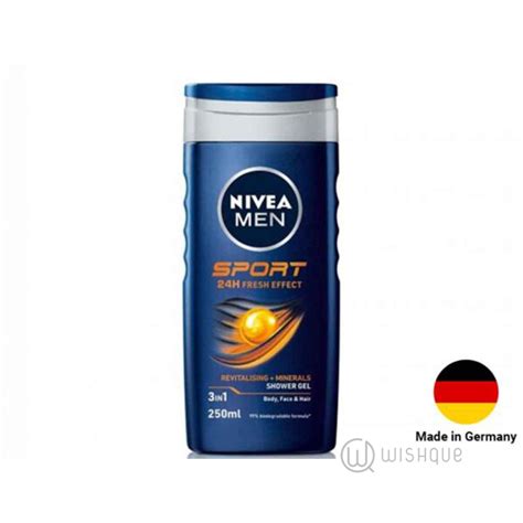 Nivea Men Sport 3 In 1 Shower Gel 500ml Bath And Body Wishque