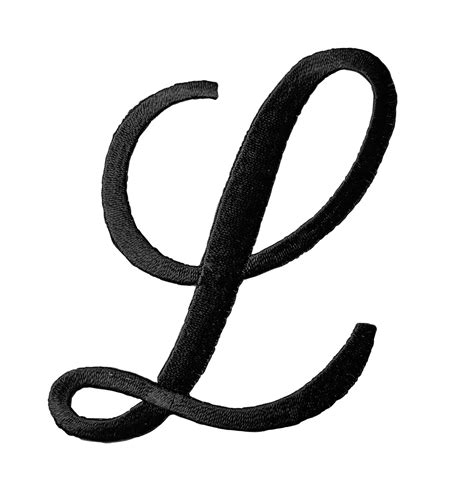 Letter L Cursive