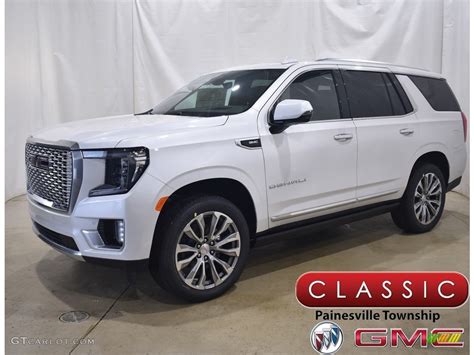 2021 White Frost Tricoat Gmc Yukon Denali 4wd 140306053