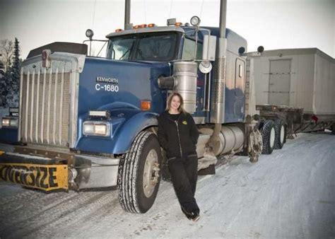 Back On The Ice Lisa Kellys Return To Ice Road Truckers Lisa Kelly