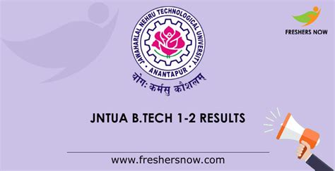 Jntua B Tech 1 2 Results 2023 Out R20 R19 R15 Supply Results