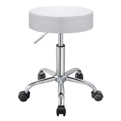 Duhome Adjustable Height Swivel Salon stools Medical Clinic Tattoo Spa Salon Stool PU Leather ...