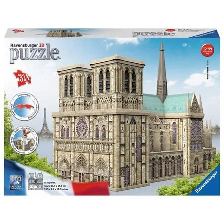 Ravensburger 3D Puzzle Notre Dame De Paris 324 Teile Duo Shop De