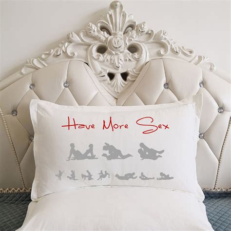 Custom Sex Position Pillow Have More Sex Gift Bachellorette Etsy