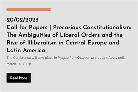 Ned Richardson-Little on Twitter: "CfP: Precarious Constitutionalism ...