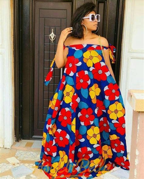 African Plus Size Ankara Maxi Dress African Women Clothing Etsy