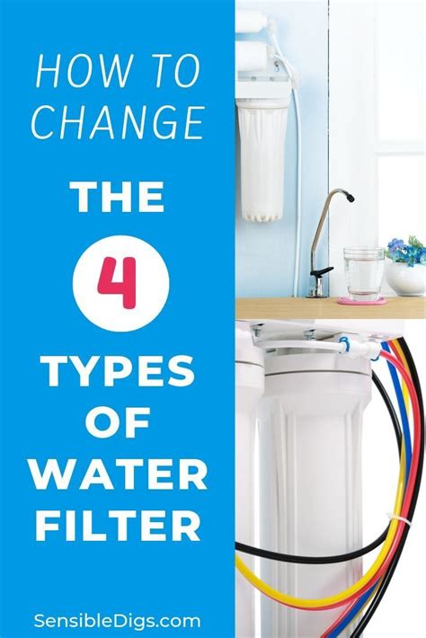 How To Change The Types Of Water Filter Water Filter Filters Change