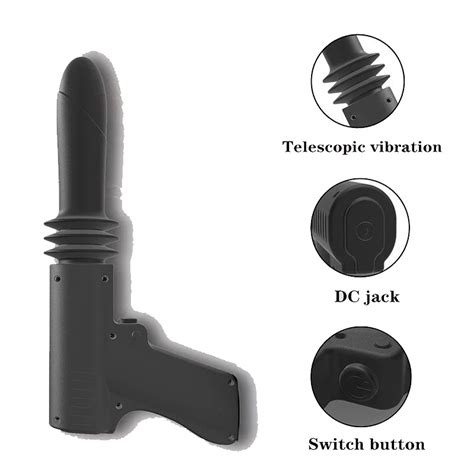 Novelty Hot Sale Pistol Vibrator Automatic Sex Machine Gun Dildo