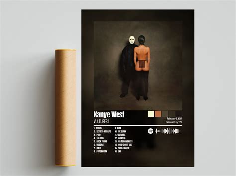 Kanye West Poster VULTURES 1 Poster Album Cover Poster / Poster Print Wall Art, Custom Poster - Etsy