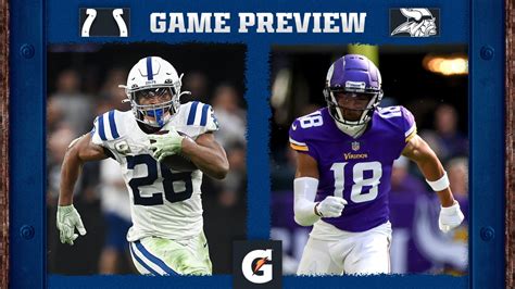 Colts At Vikings Week Fifteen Game Preview