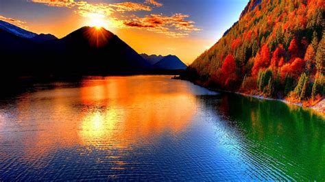 Mountain Sunset Wallpaper - WallpaperSafari