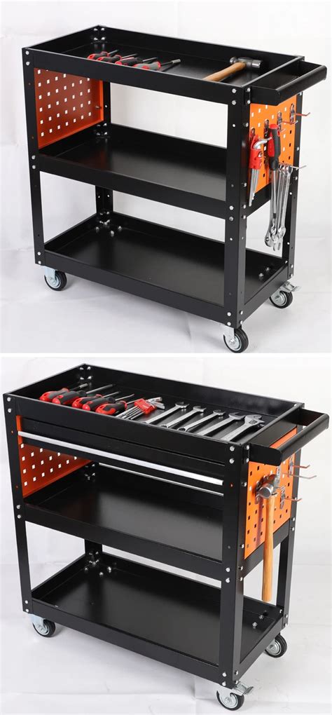 Layer Tiers Heavy Duty Stainless Steel Tool Chest Mobile Garage Metal