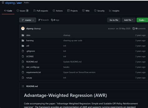 Offline Rl Awr Advantage Weighted Regression