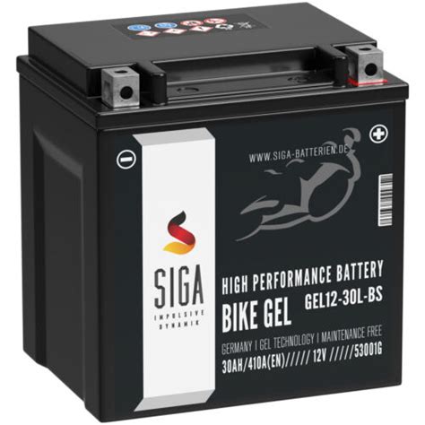 Siga Gel Motorrad Batterie Ah V Yix L Bs Gt Ytz L Bs