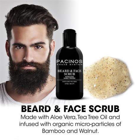 Pacinos Beard And Face Scrub Barber Clips