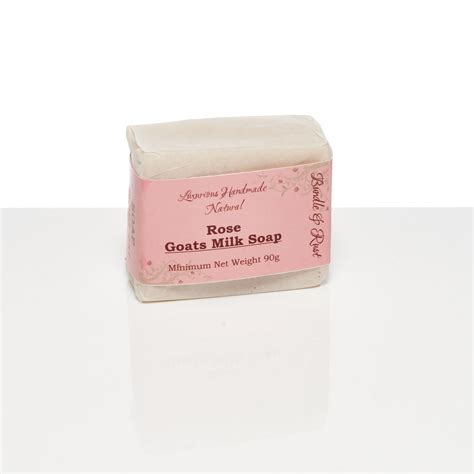 Goats Milk Soap With Rose Bundle And Rust