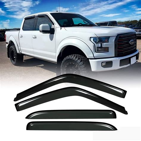 Audrfi Protectores De Ventanas Laterales Para Ford F Ford