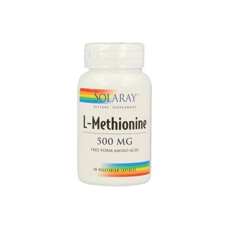 Comprar Solaray L Methionine 500 mg 30 cápsulas al mejor precio