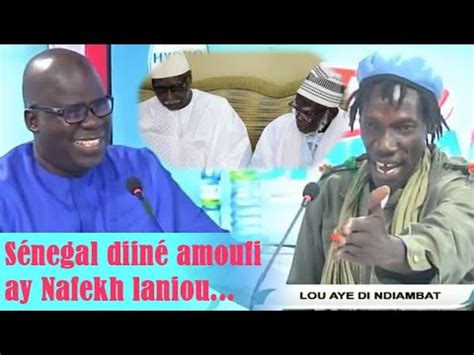 Sa Ndiogou recadre le Slameur Alassane Fall Wouté Kilifeu Diné yi