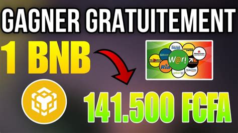 GAGNER GRATUITEMENT DES BNB SMART CHAIN YouTube