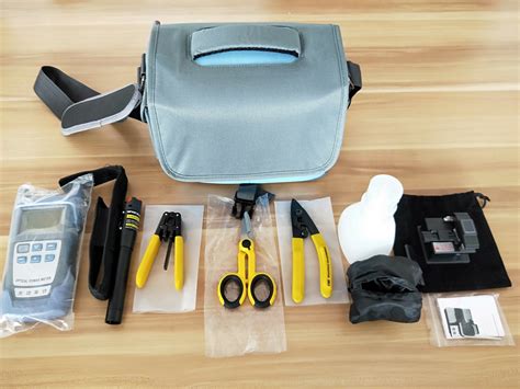 Fiber Optic FTTH Tool Kit With Fiber Cleaver And Optical Power Meter