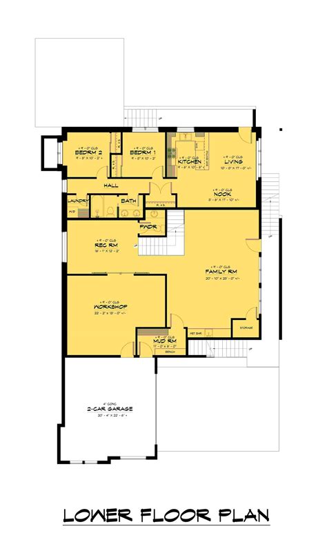 Luxury Two Story Modern Style With Apartment House Plan 2381 Plan 2381