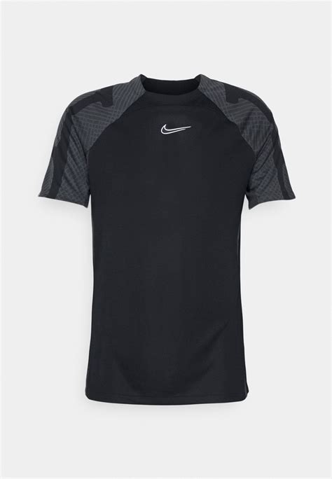 Nike Performance Strike Sport T Shirt Blackanthracitewhite