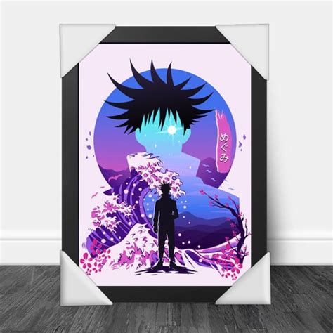 Quadro Decorativo A4 Jujutsu Kaisen Anime Elo7