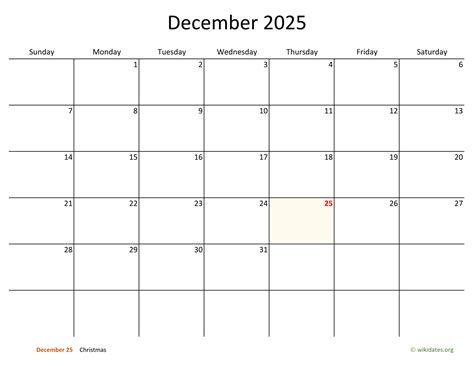 December 2025 Calendar Dates Samira Hope