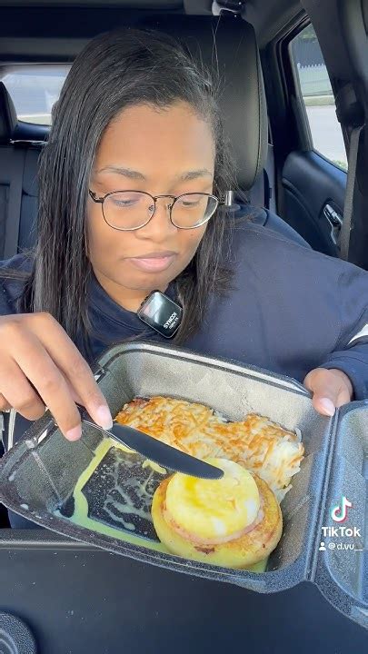 Trying Eggs Benedict For The First Time Food Fyp Eggs Benedict