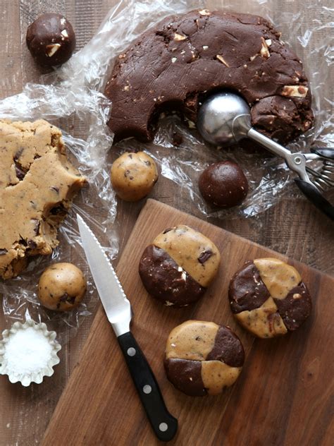 Malted Chocolate Chip And Reverse Chip Cookies Completely Delicious