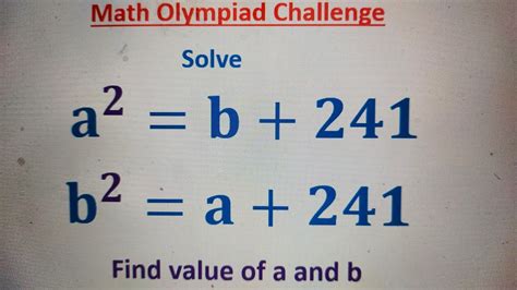 A Nice Algebra Problem Math Olympiad Problem A Nice System Of