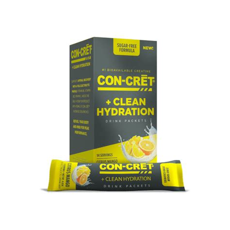 Con CrĒt ® Clean Hydration Drink Packets Con CrĒt