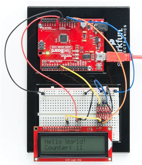 AVR Based Serial Enabled LCDs Hookup Guide SparkFun Learn