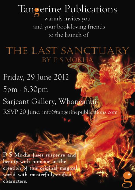 The Last Sanctuary Book Launch - Tangerine Publications