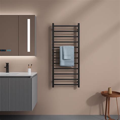 Electric Heated Towel Warmer Wall Mounted Heating Rack For Bathroom