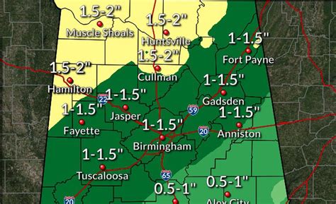 Storms Roll Through Alabama With More Rain