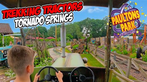 Trekking Tractors Spring Ride At Tornado Springs At Paultons Park June