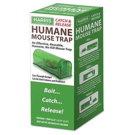 PF Harris Humane Mouse Trap Reusable Catch Release For Rats Mice