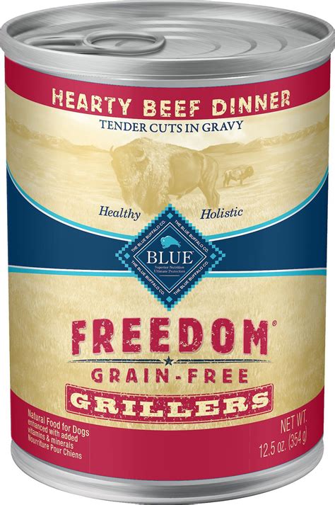 Blue Buffalo Freedom Grillers Hearty Beef Dinner Grain Free Canned Dog